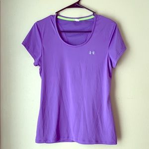 3/$15 Purple Under Armour Workout Top
